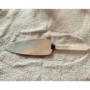 Treasure Masters Cake Knife Sheffield England Pearlized Handle 9 1/2" Pie Server
